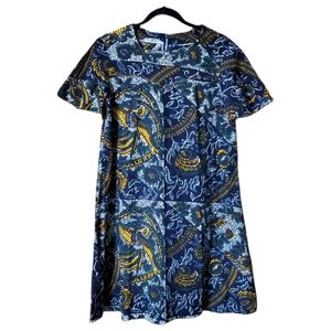 1970s Vintage Boho Handmade Shift Dress